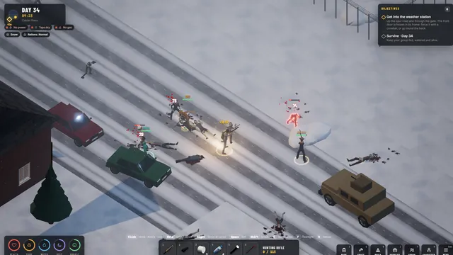 Fighting through the snow on Calder Pass